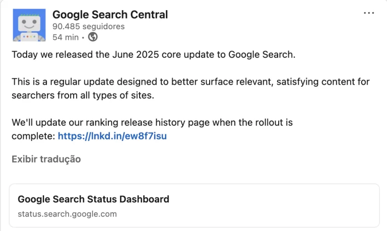 Core Update do Google: o que muda em 2025 e como preparar seu site