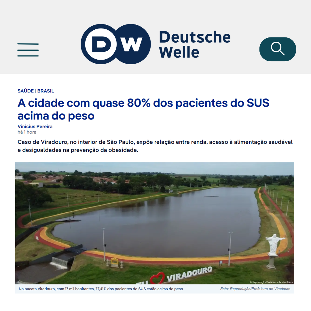 A cidade com quase 80% dos pacientes do SUS acima do peso