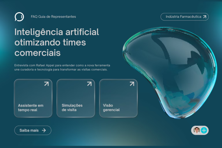 Inteligência artificial otimizando times comerciais: como o Guia de Representantes está mudando o treinamento na indústria farmacêutica